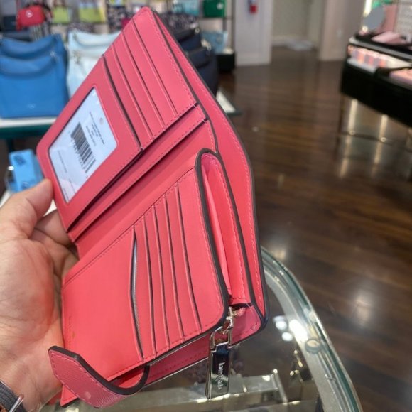 Staci Medium Compact Bifold Wallet Garden Pink - Picture 10 of 11